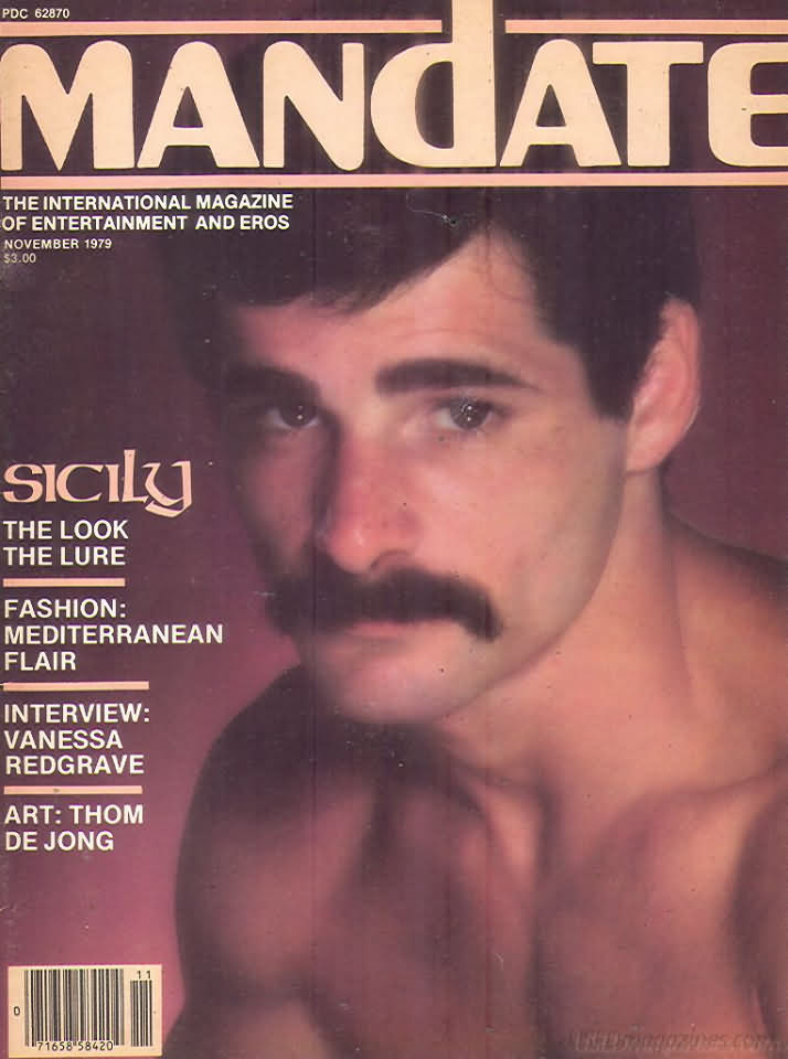 Mandate November 1979 magazine back issue Mandate magizine back copy Mandate November 1979 Gay Adult Magazine Back Issue Published by the Mavety Publishing Group in the USA since 1975. Sicily The Look The Lure.