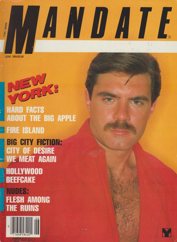 Mandate June 1984 magazine back issue Mandate magizine back copy Mandate June 1984 Gay Adult Magazine Back Issue Published by the Mavety Publishing Group in the USA since 1975. Coverguy & Centerfold Glen Steers Photographed by Colt Studios.