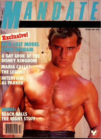 Mandate October 1984 magazine back issue Mandate magizine back copy Mandate October 1984 Gay Adult Magazine Back Issue Published by the Mavety Publishing Group in the USA since 1975. Exclusive! New Colt Model Chris Ingram.