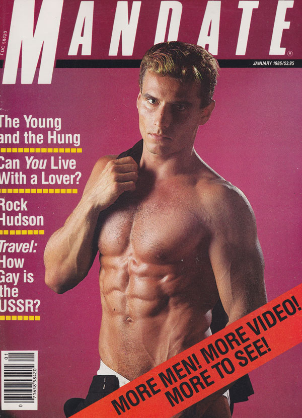 Mandate January 1986 magazine back issue Mandate magizine back copy mandate magazine back issues 1986 xxx gay porn pics naughty dudes long hard cocks explicit spreads r