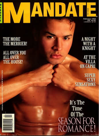 Mandate February 1993 magazine back issue Mandate magizine back copy Mandate February 1993 Gay Adult Magazine Back Issue Published by the Mavety Publishing Group in the USA since 1975. The More The Merrier!.