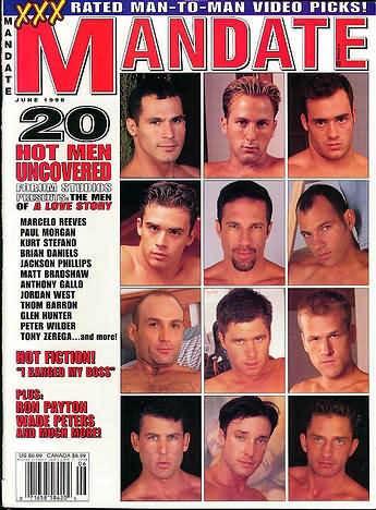Mandate June 1998 magazine back issue Mandate magizine back copy Mandate June 1998 Gay Adult Magazine Back Issue Published by the Mavety Publishing Group in the USA since 1975. Coverguy 12 Hot Men.