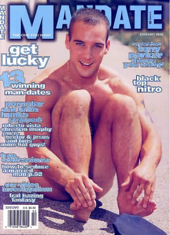 Mandate February 2000 magazine back issue Mandate magizine back copy Mandate February 2000 Gay Adult Magazine Back Issue Published by the Mavety Publishing Group in the USA since 1975. Get Lucky 13 Winning Man-Dates.