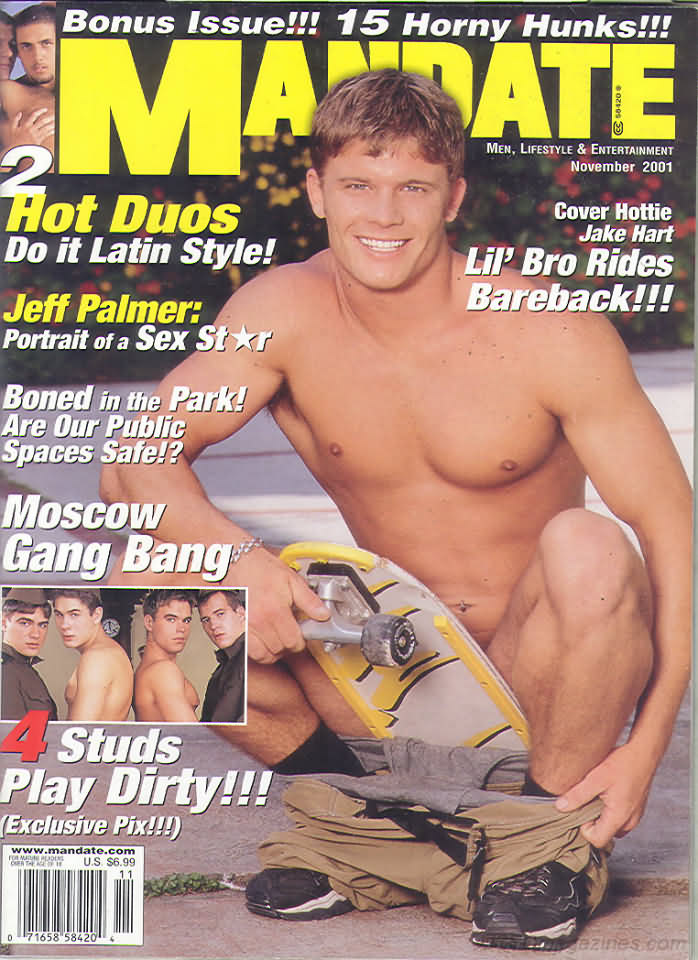 Mandate November 2001 magazine back issue Mandate magizine back copy Mandate November 2001 Gay Adult Magazine Back Issue Published by the Mavety Publishing Group in the USA since 1975. Hot Duos Do It Latin Style!.