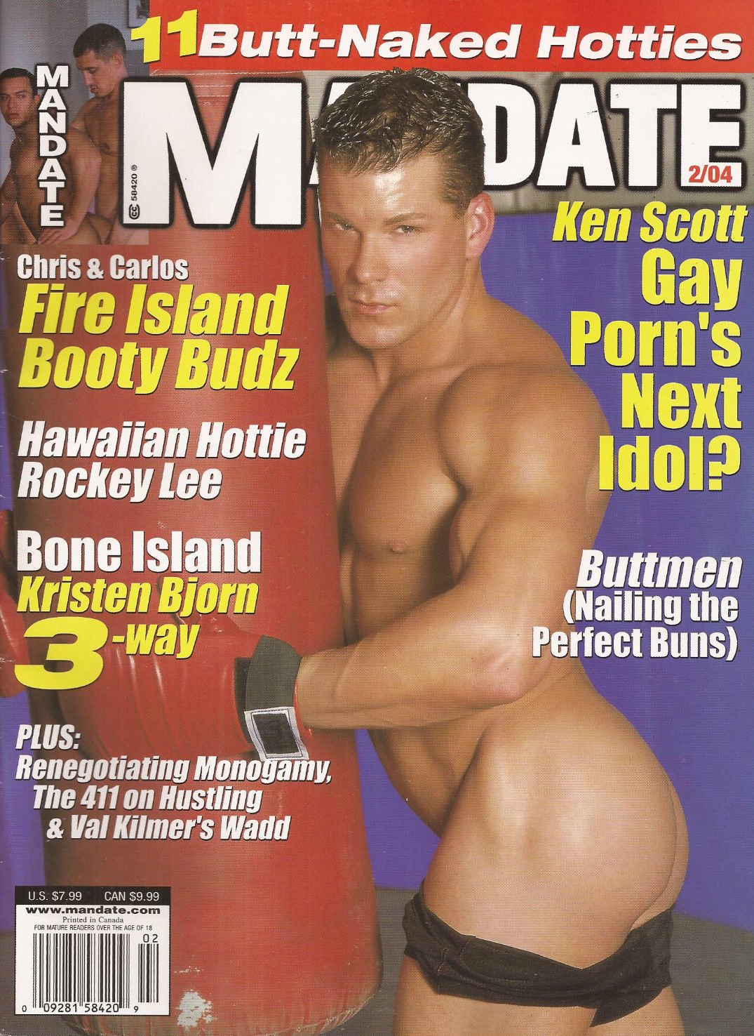 Mandate February 2004 magazine back issue Mandate magizine back copy Mandate February 2004 Gay Adult Magazine Back Issue Published by the Mavety Publishing Group in the USA since 1975. Chris & Carlos Fire Island Booty Budz.