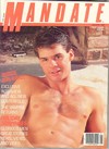 Jon King magazine cover appearance Mandate January 1987