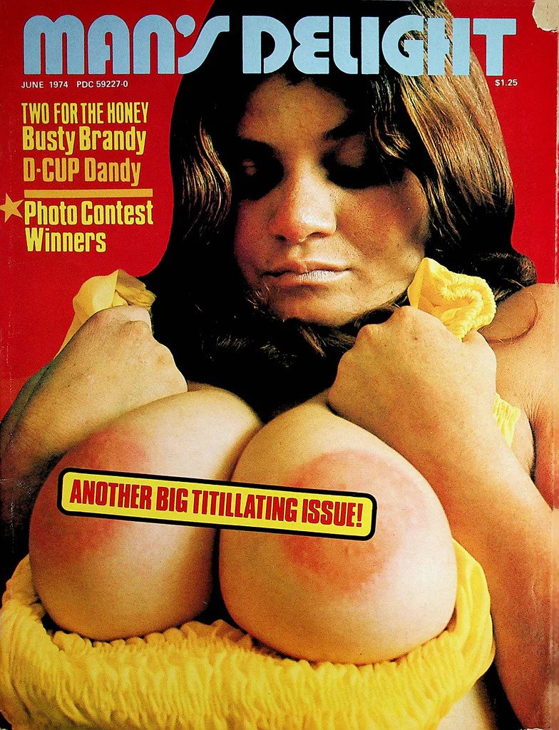 Man's Delight June 1974 magazine back issue Man's Delight magizine back copy 