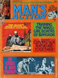 Man’s Action April 1977 magazine back issue