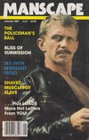 Manscape January 1987 magazine back issue cover image