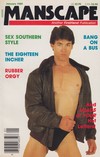 Manscape January 1989 magazine back issue