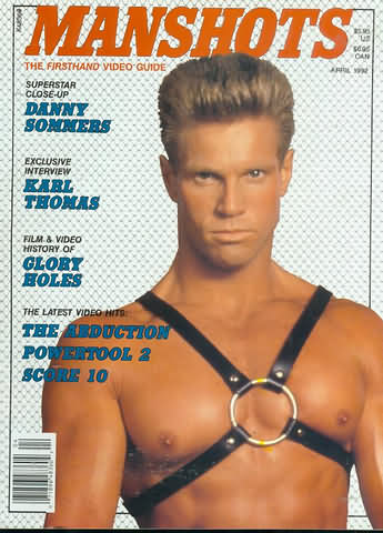 Manshots April 1992 magazine back issue ManShots magizine back copy 