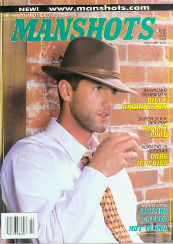 Manshots February 2000 magazine back issue ManShots magizine back copy 