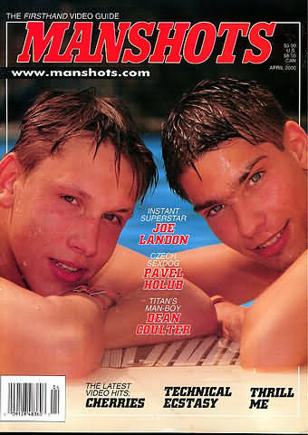 Manshots April 2000 magazine back issue ManShots magizine back copy 
