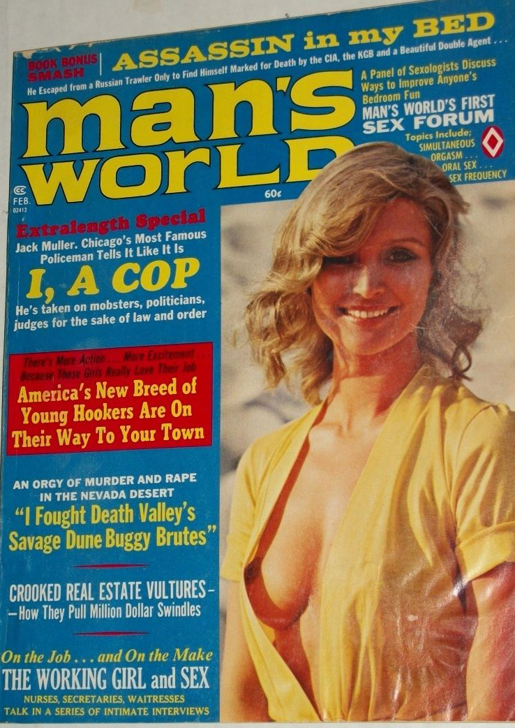 Man's World February 1972 magazine back issue Man's World magizine back copy Man's World February 1972 Adult Mens Magazine Back Issue Published for a Real Mans Needs. A Panel Of Sexologists Discuss Ways To Improve Anyone's Bedroom Fun.