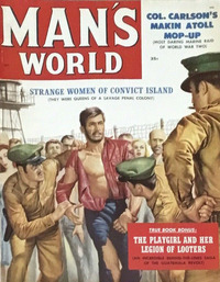 Man's World October 1958 magazine back issue