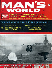 Man's World February 1962 magazine back issue cover image