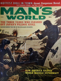 Man's World June 1962 Magazine Back Copies Magizines Mags