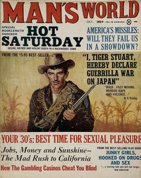 Man's World October 1964 magazine back issue cover image