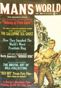 Man's World April 1965 magazine back issue cover image