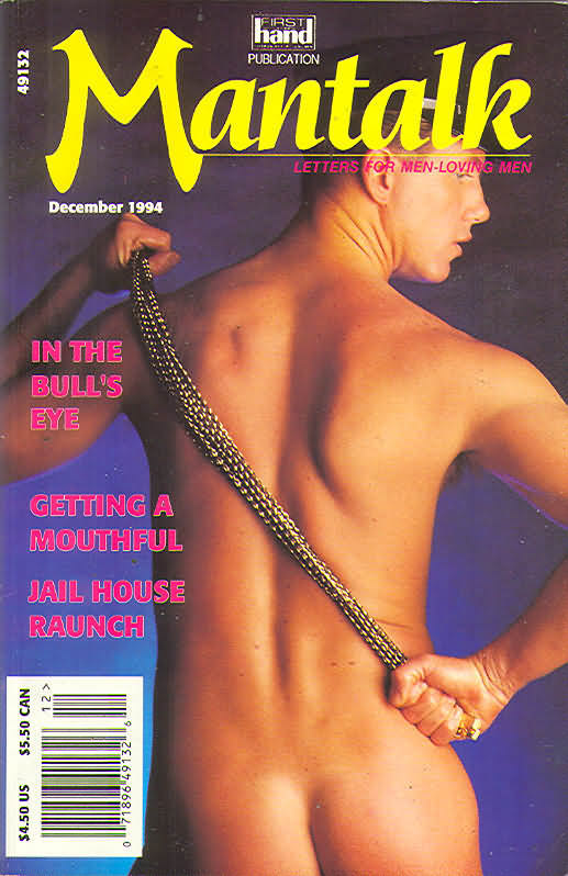 Mantalk December 1994 magazine back issue Mantalk magizine back copy 