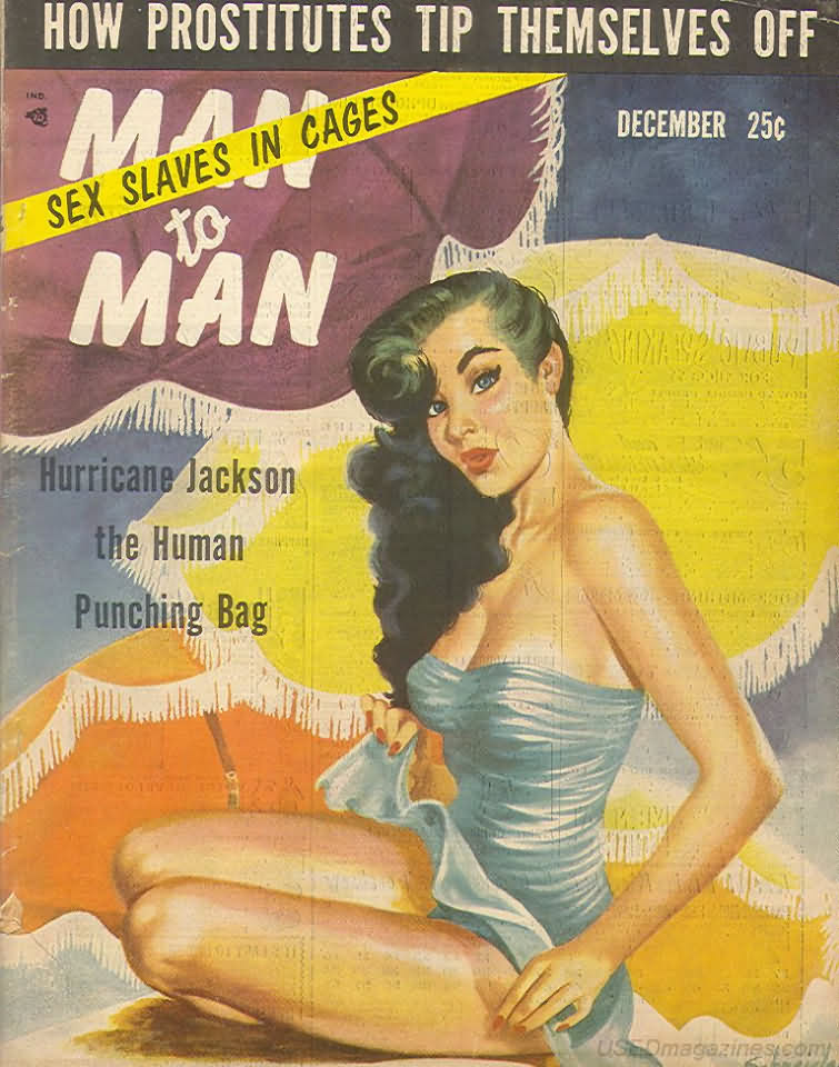Man to Man December 1955 magazine back issue Man to Man magizine back copy 