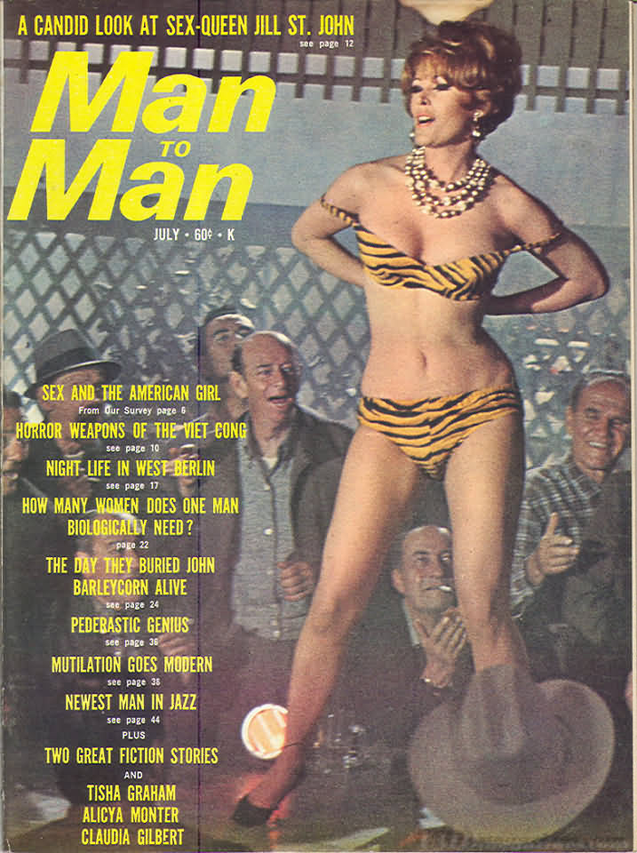 Man to Man July 1966 magazine back issue Man to Man magizine back copy 