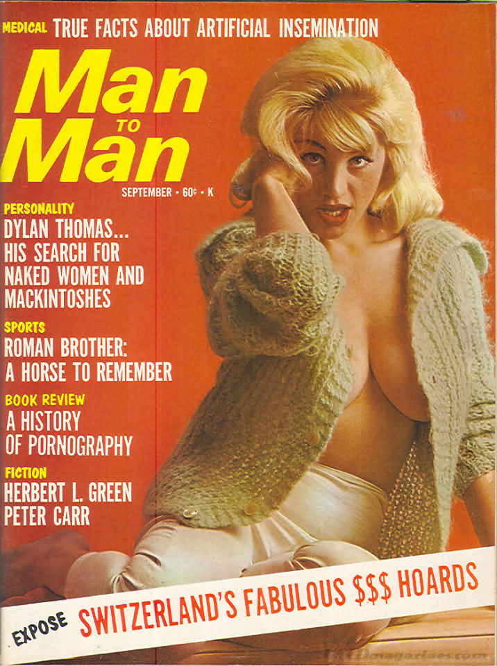Man to Man September 1966 magazine back issue Man to Man magizine back copy 