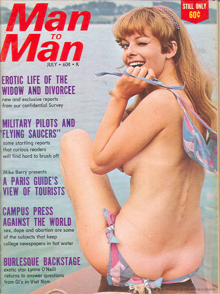 Man to Man July 1968 magazine back issue Man to Man magizine back copy 