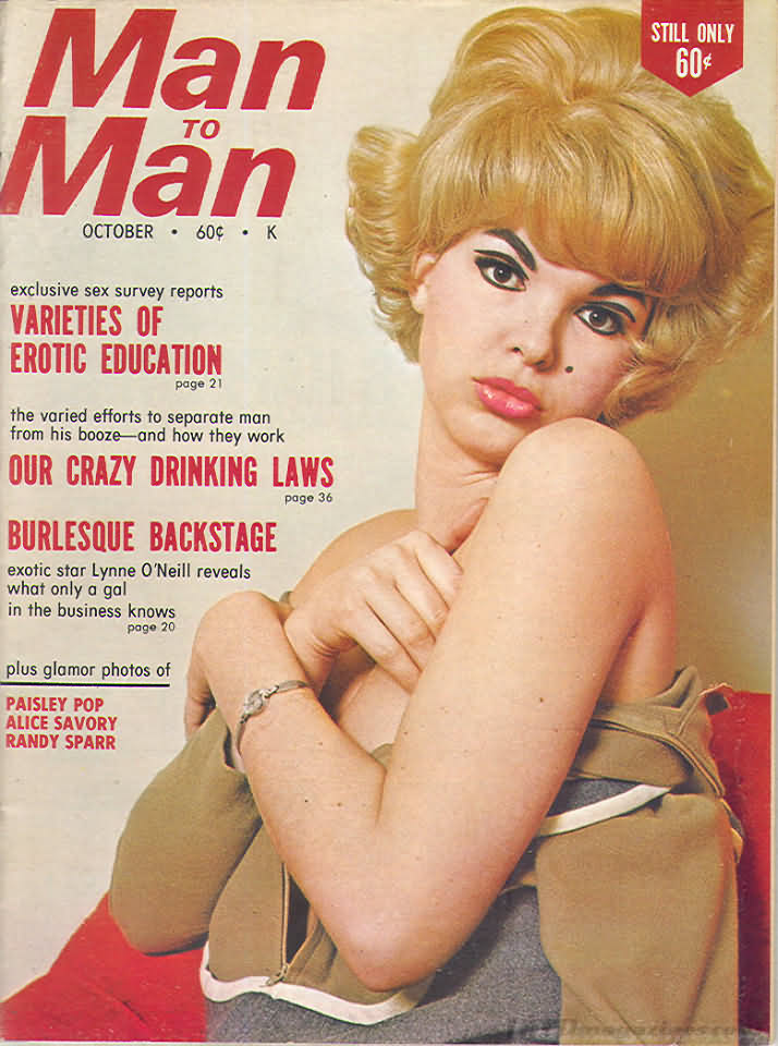 Man to Man October 1968 magazine back issue Man to Man magizine back copy 