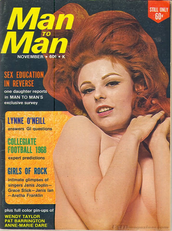 Man to Man November 1968 magazine back issue Man to Man magizine back copy 