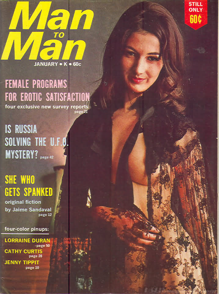 Man to Man January 1969 magazine back issue Man to Man magizine back copy 