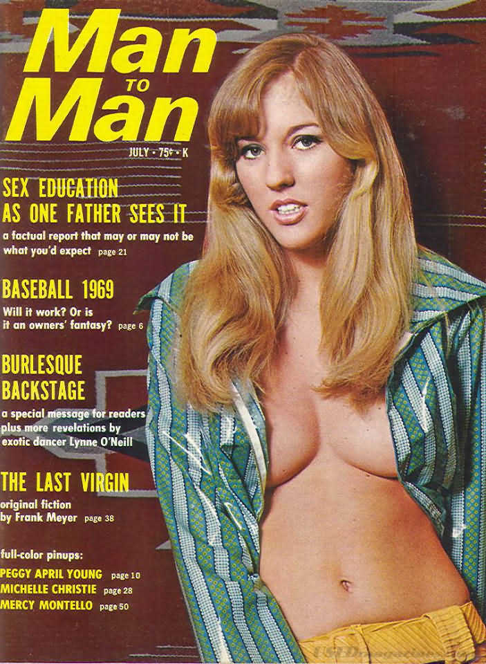 Man to Man July 1969 magazine back issue Man to Man magizine back copy 