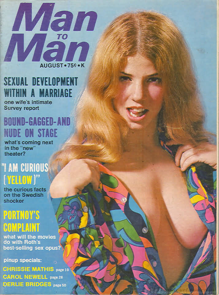 Man to Man August 1969 magazine back issue Man to Man magizine back copy 