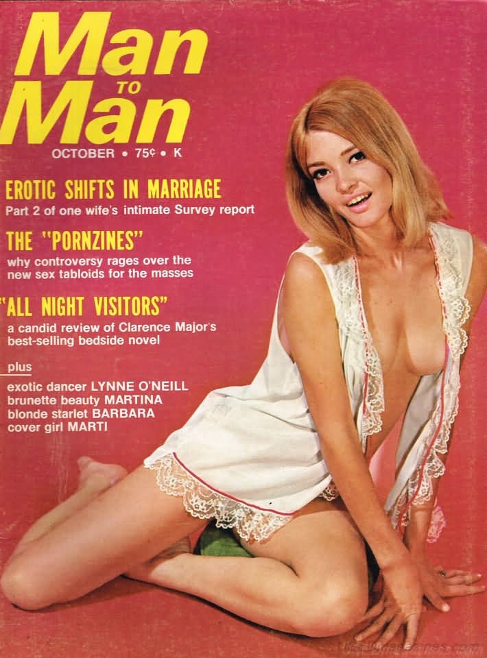 Man to Man October 1969 magazine back issue Man to Man magizine back copy 