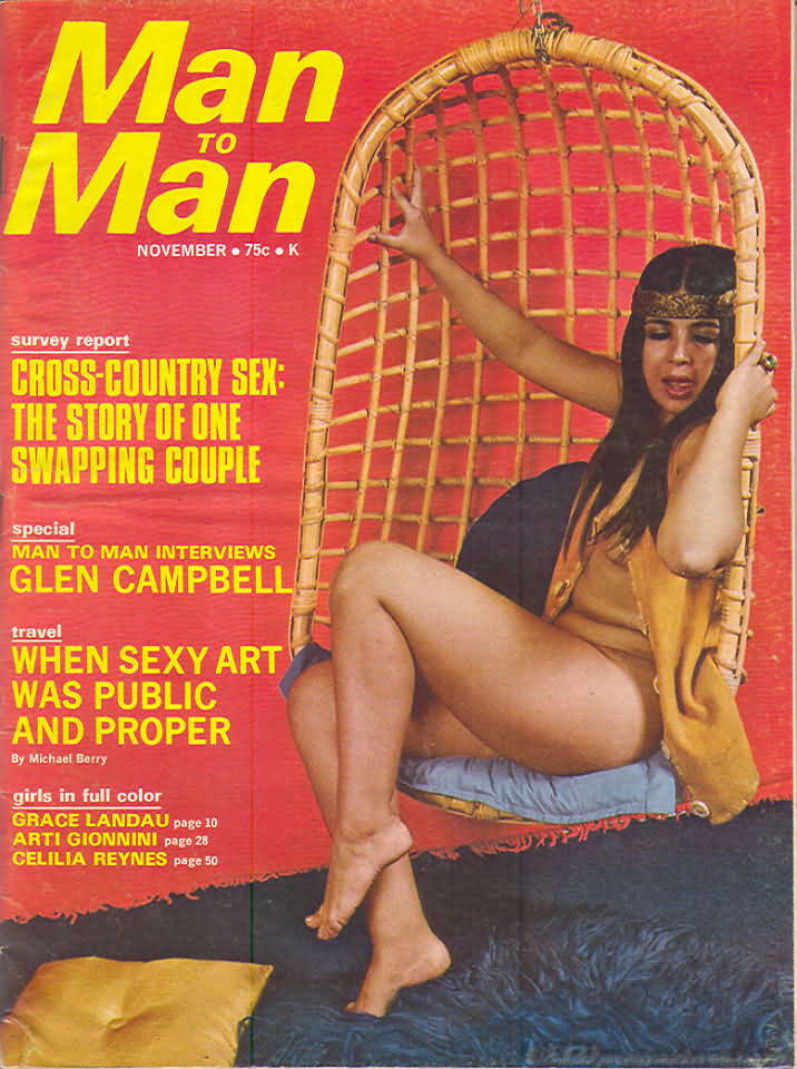 Man to Man November 1969 magazine back issue Man to Man magizine back copy 