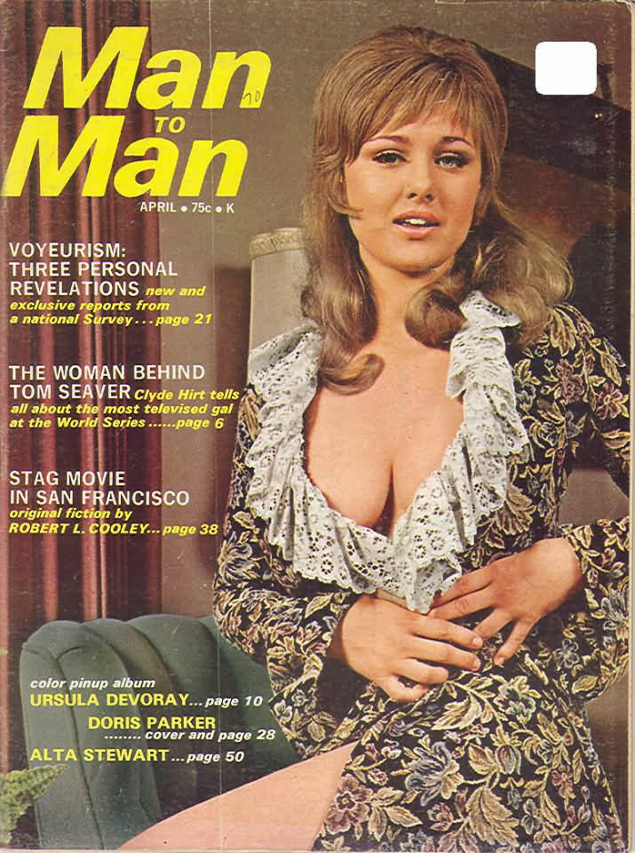 Man to Man April 1970 magazine back issue Man to Man magizine back copy 