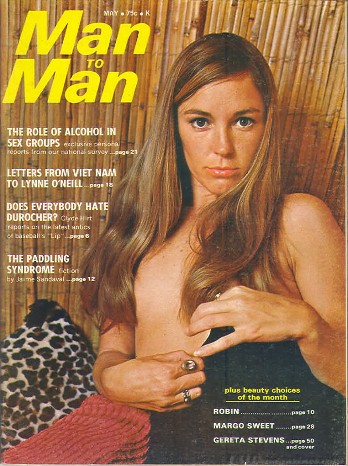 Man to Man May 1970 magazine back issue Man to Man magizine back copy 