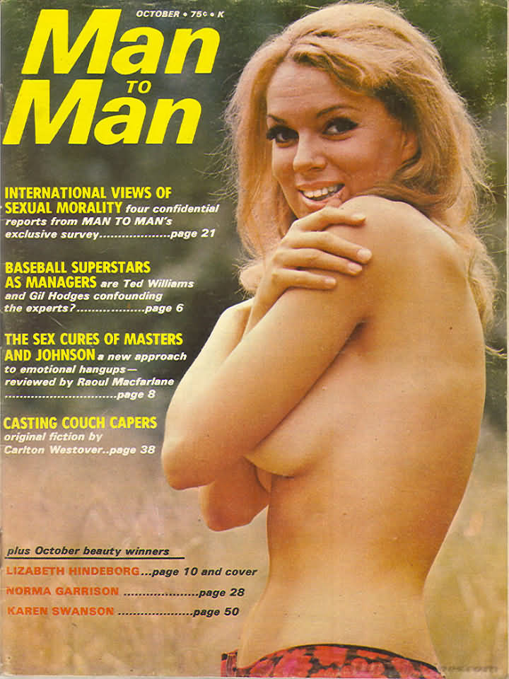Man to Man October 1970 magazine back issue Man to Man magizine back copy 