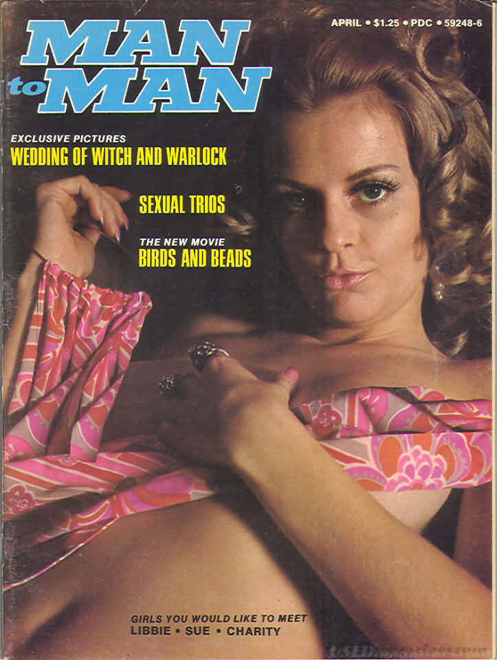 Man to Man April 1974 magazine back issue Man to Man magizine back copy 