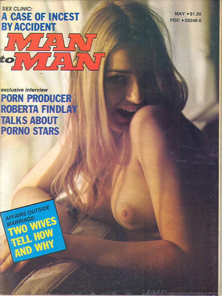 Man to Man May 1975 magazine back issue Man to Man magizine back copy 