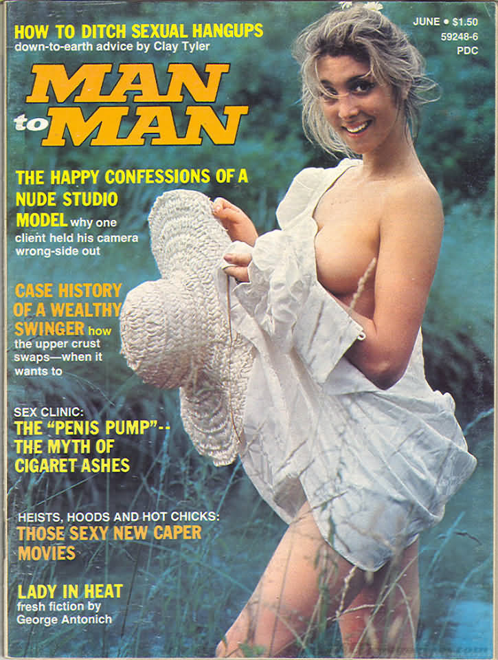 Man to Man June 1975 magazine back issue Man to Man magizine back copy 