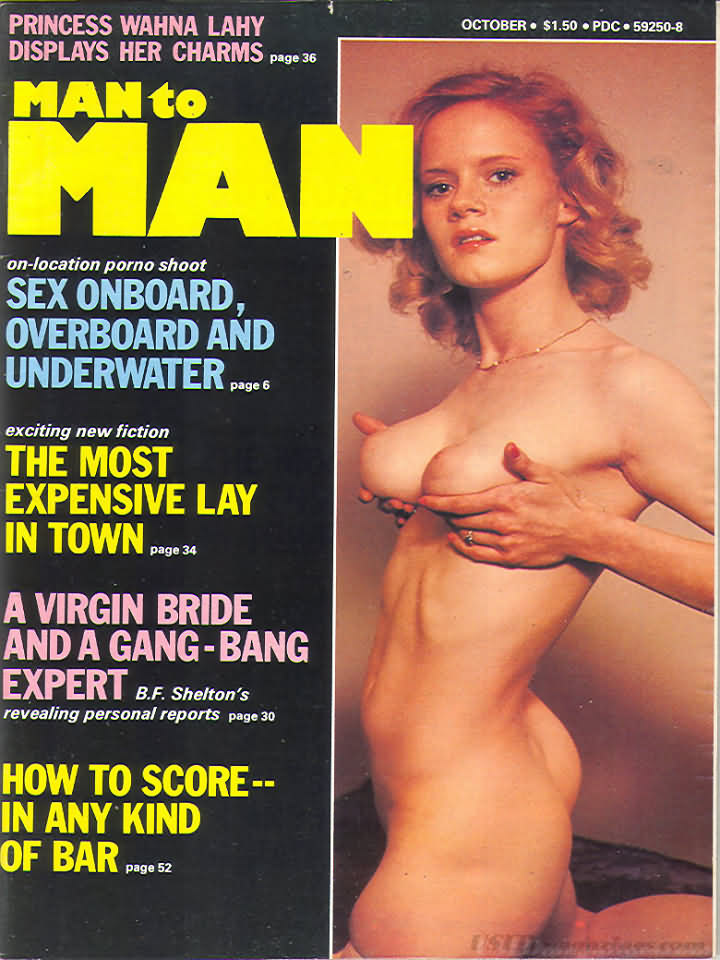 Man to Man October 1976 magazine back issue Man to Man magizine back copy 