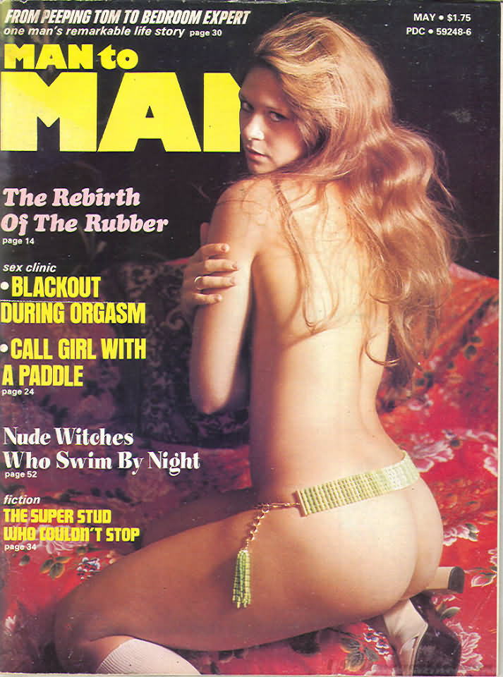 Man to Man May 1977 magazine back issue Man to Man magizine back copy 