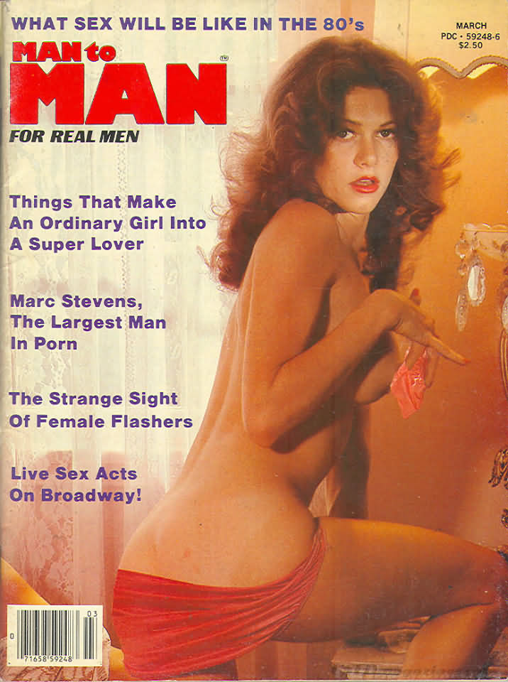 Man to Man March 1980 magazine back issue Man to Man magizine back copy 