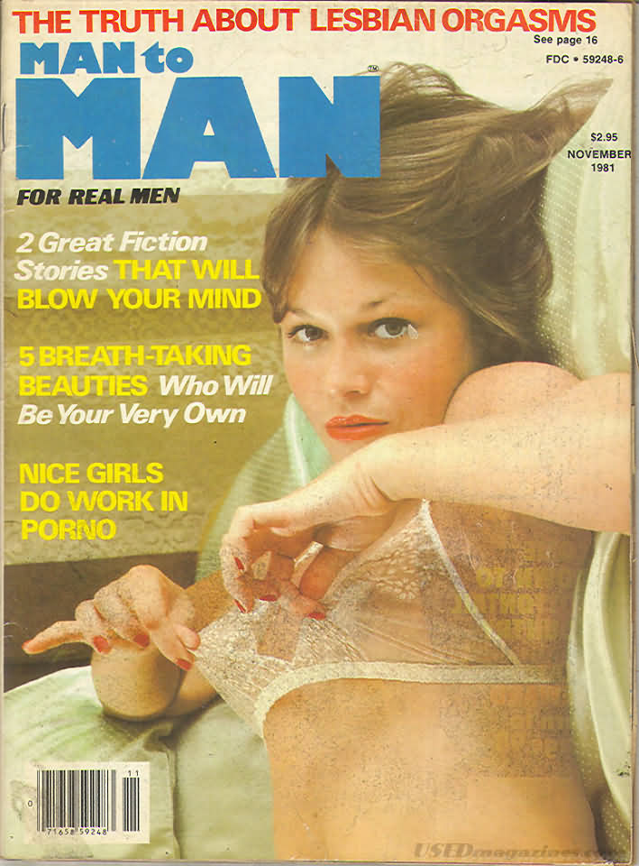 Man to Man November 1981 magazine back issue Man to Man magizine back copy 