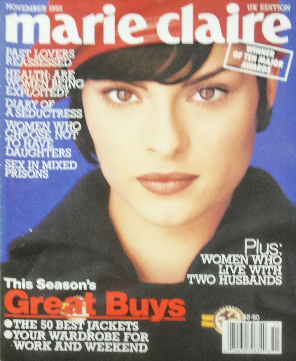 Marie Claire November 1993, , Past Lovers Reassessed Magazine, MC