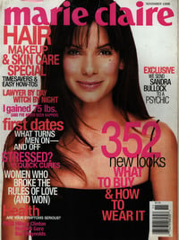 Sandra Bullock magazine cover appearance Marie Claire November 1998