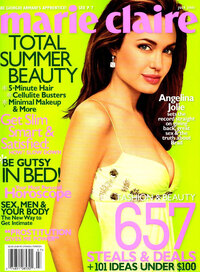 Angelina Jolie magazine cover appearance Marie Claire July 2005