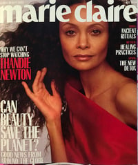 Thandie Newton magazine cover appearance Marie Claire May 2019