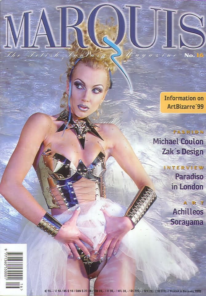 Marquis # 16 magazine back issue Marquis magizine back copy 